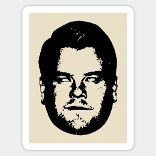 James Corden: Charismatic British Actor Artwork for Fans of Entertainment Sticker